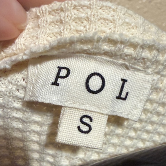 POL mix thermal floral pattern quilted knit crop top NEW size small boho - Picture 6 of 8